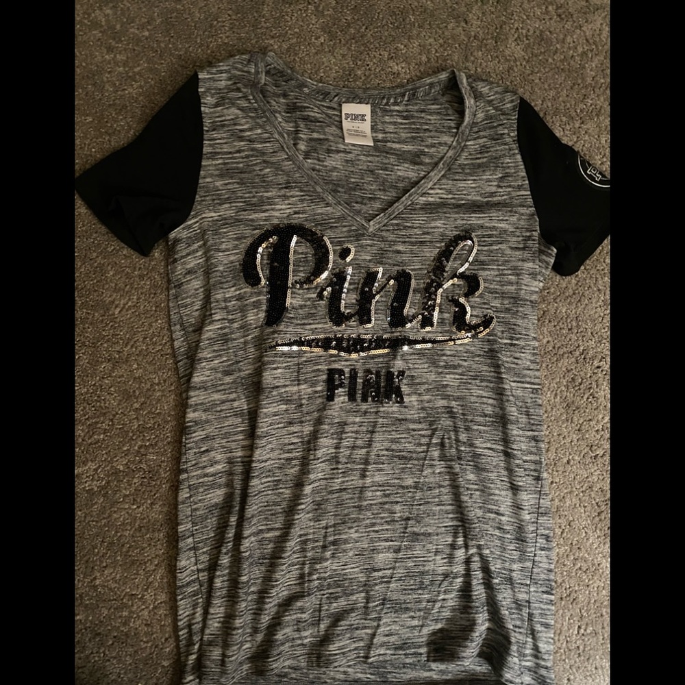 Small VS pink bling T-shirt